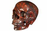 Realistic, Polished Red Picture Jasper Skull #151190-2